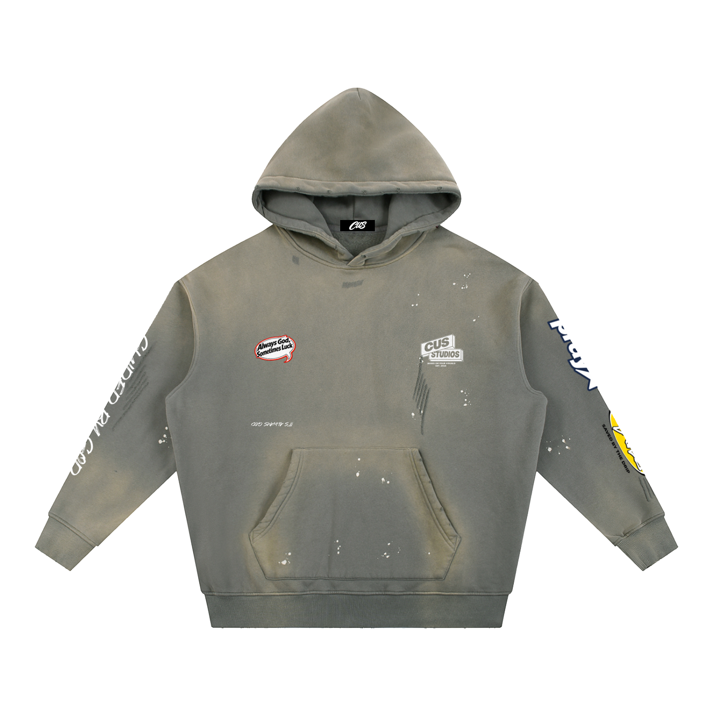 "Always GOD" Washed Hoodie