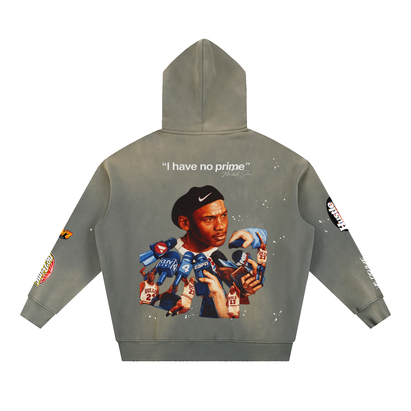 "No Prime" Washed Hoodie