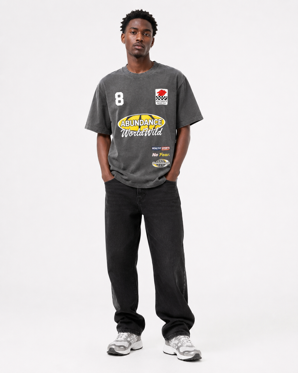 "Number 8" Vintage Washed T-Shirt