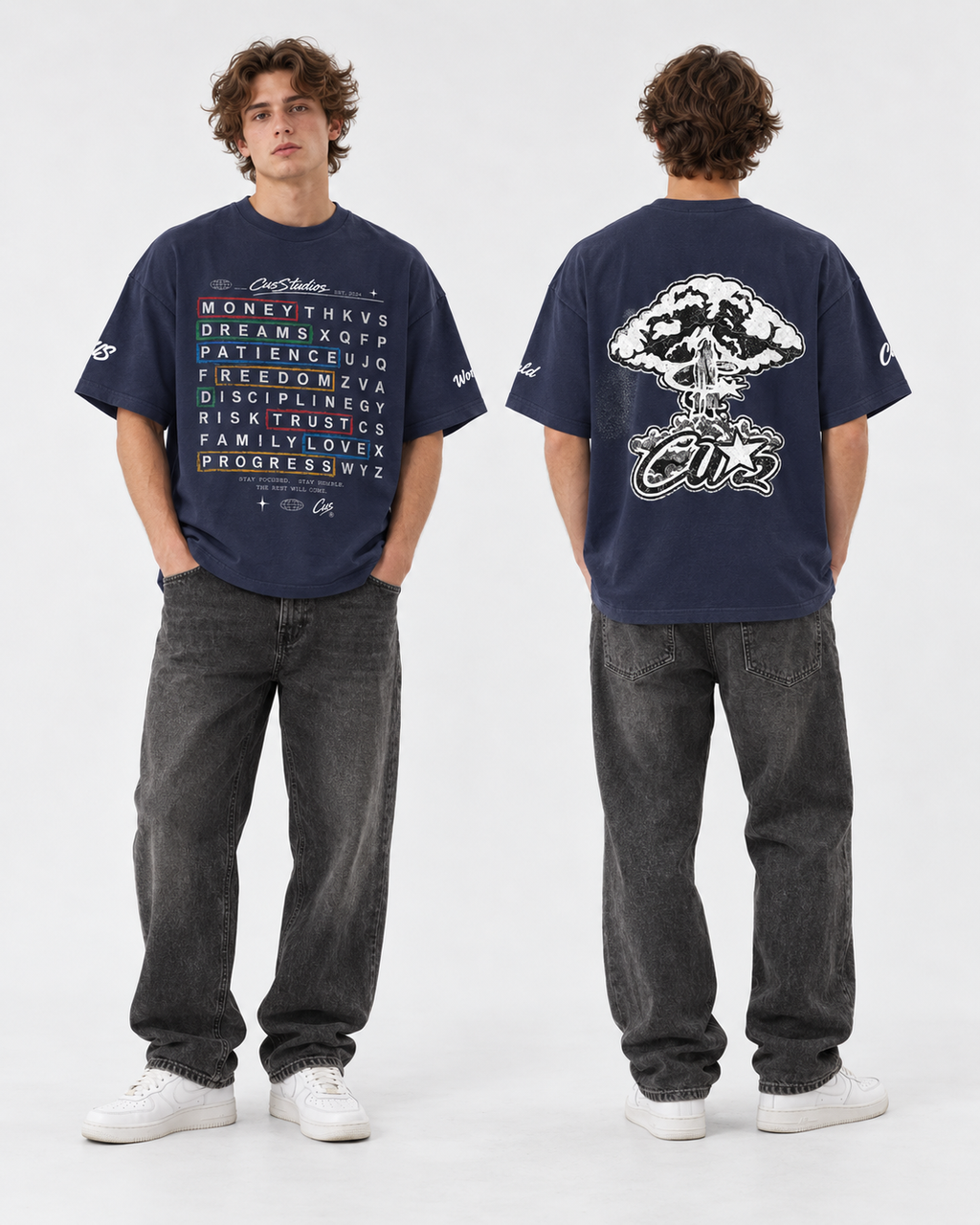 "The Code" Dark Tee