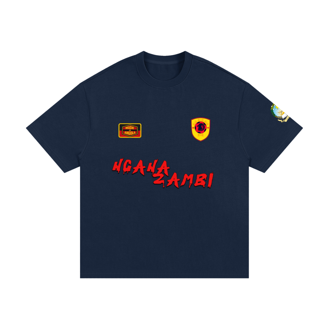 Camiseta de peso pesado "Angola" 