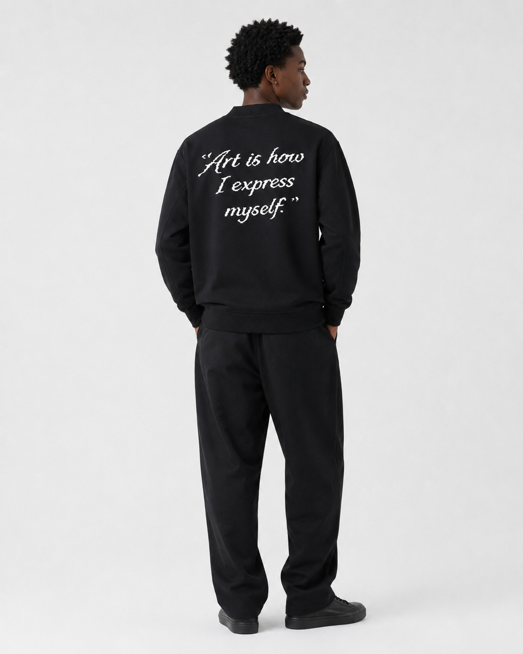 "Art" Sweat Cardigan