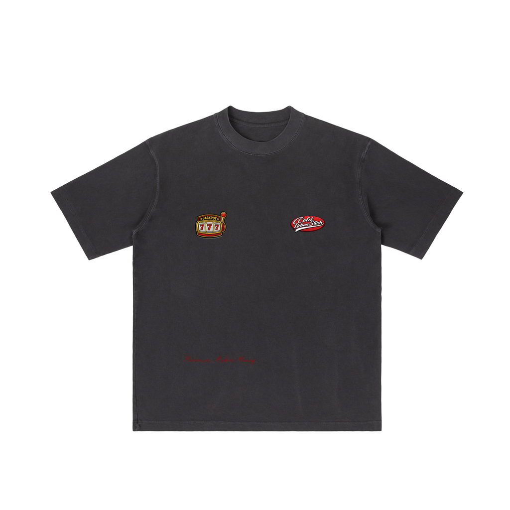 Camiseta de peso pesado "777"