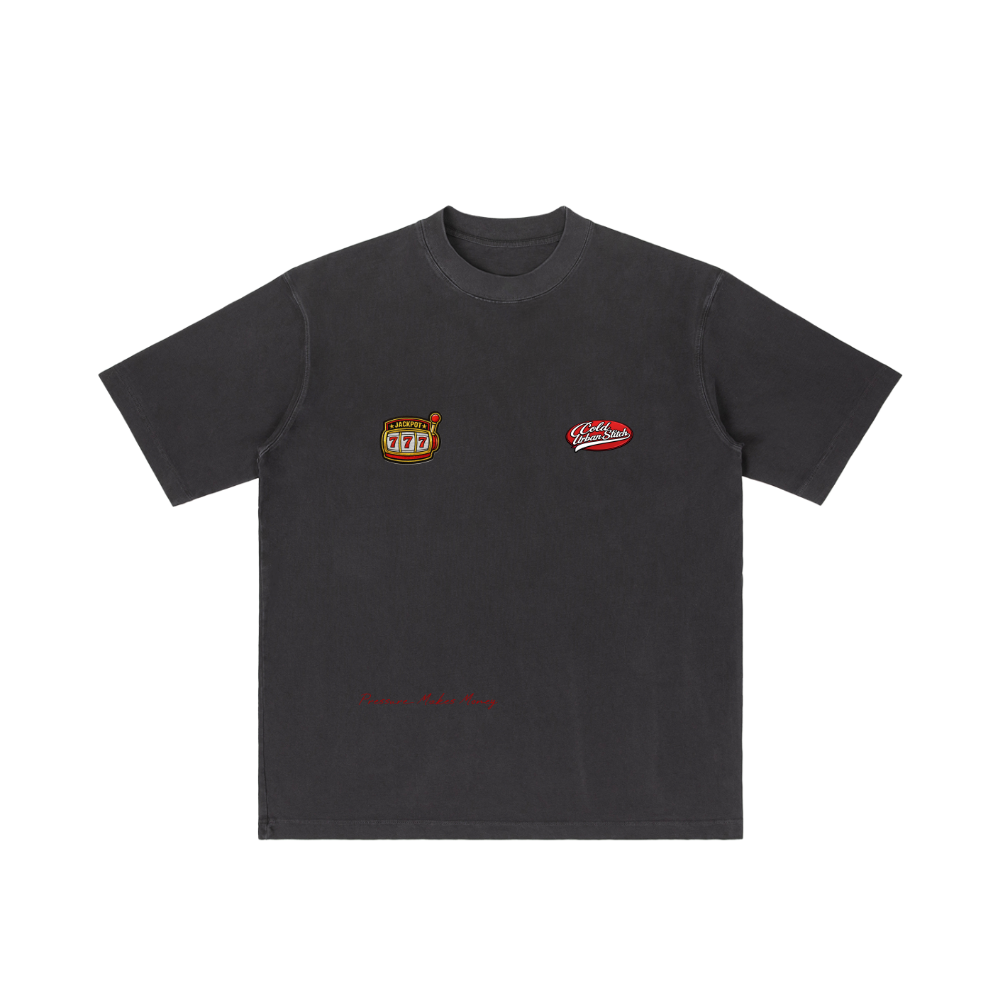 Camiseta de peso pesado "777"