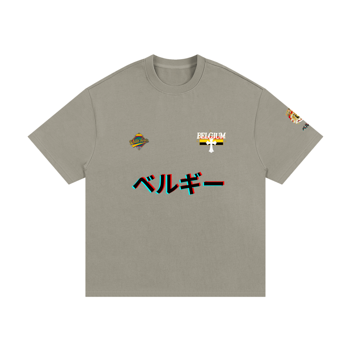 Camiseta pesada "Bélgica" 