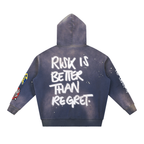 "No Risk, No Glory" Vintage Hoodie