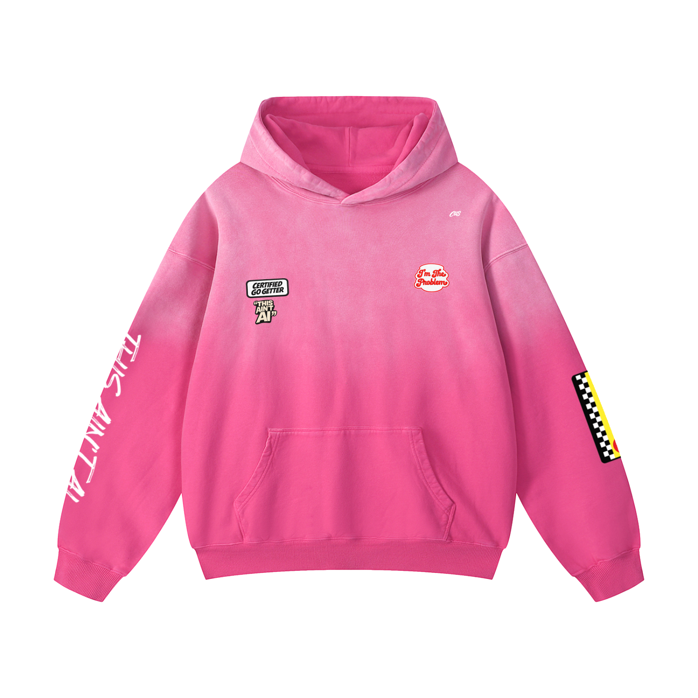 "This ain't AI" Oversized Hoodie