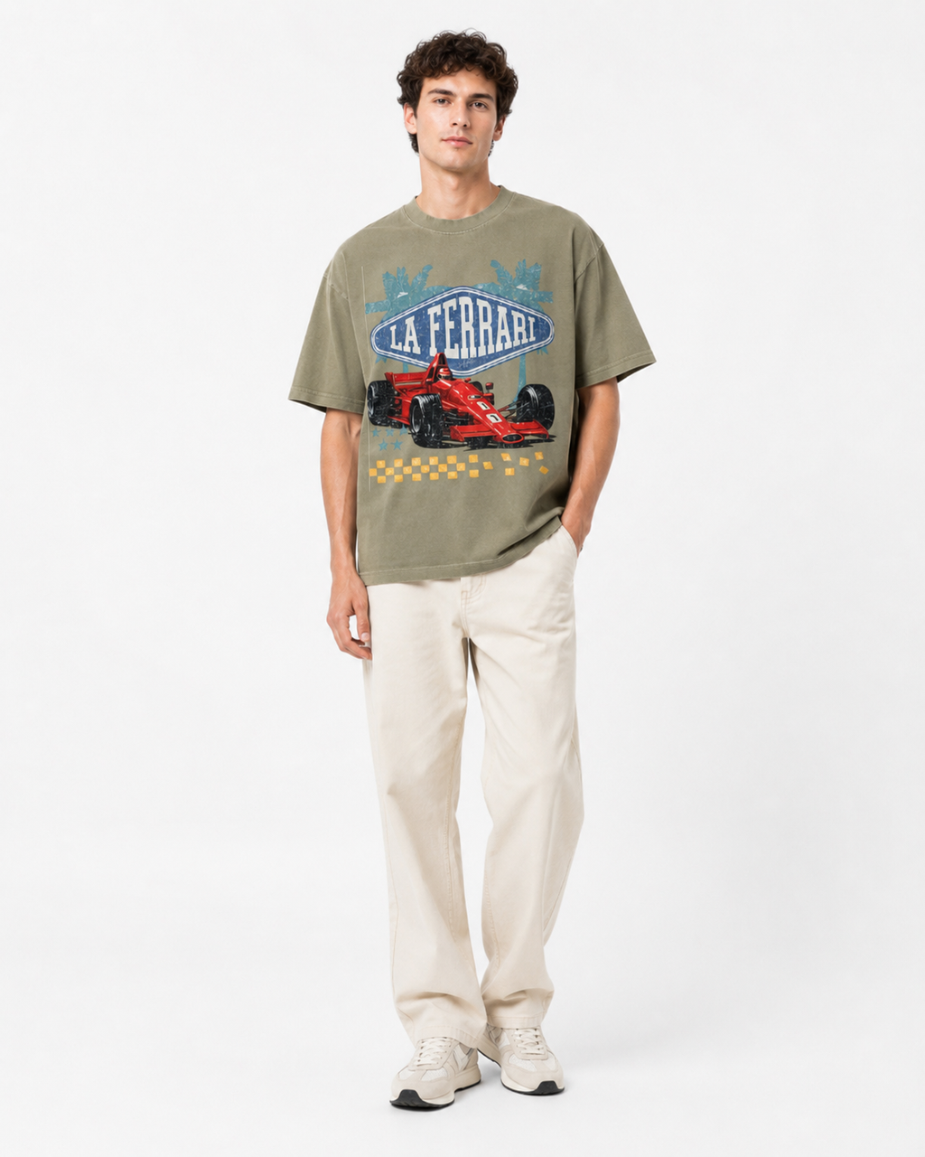 "La Ferrari" Vintage Washed T-Shirt