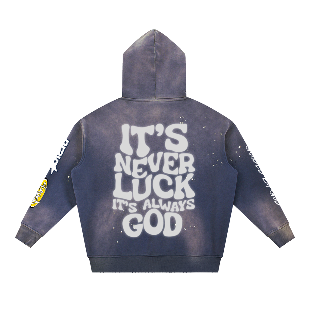 "Always GOD" Washed Hoodie