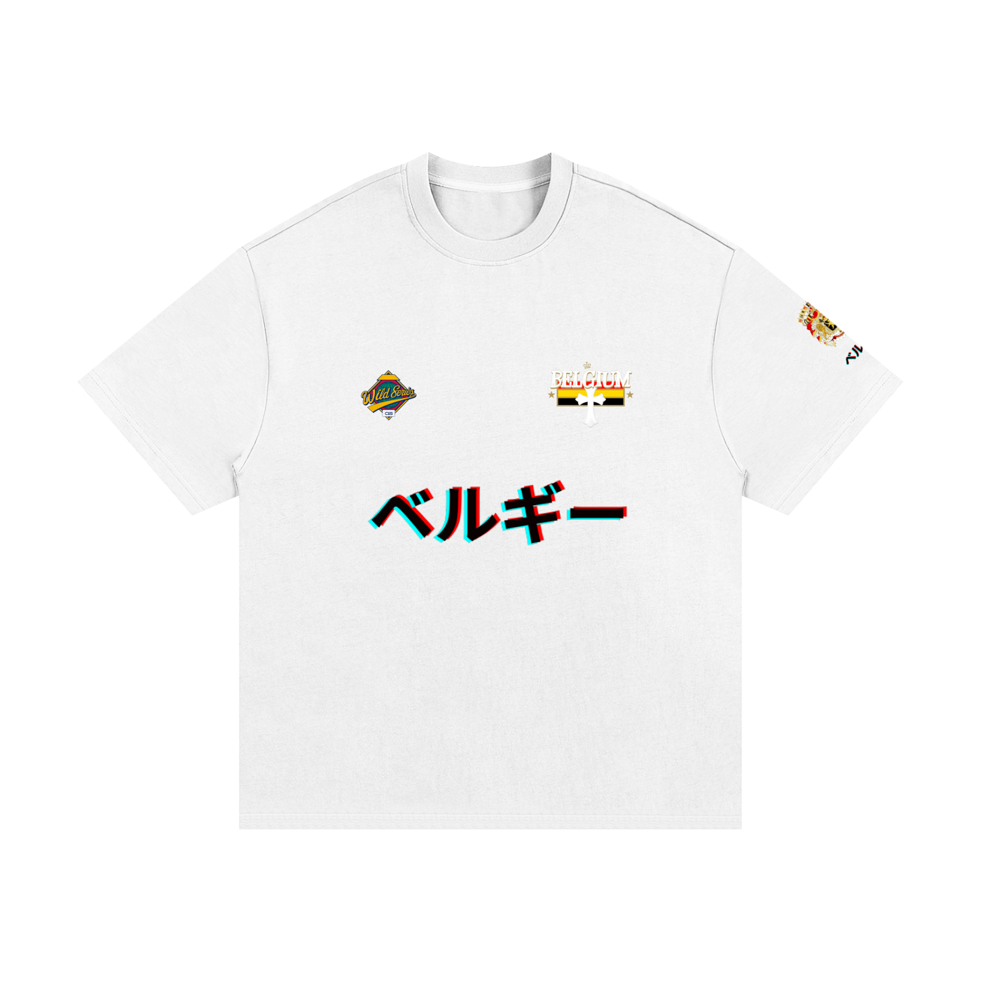 Camiseta pesada "Bélgica" 