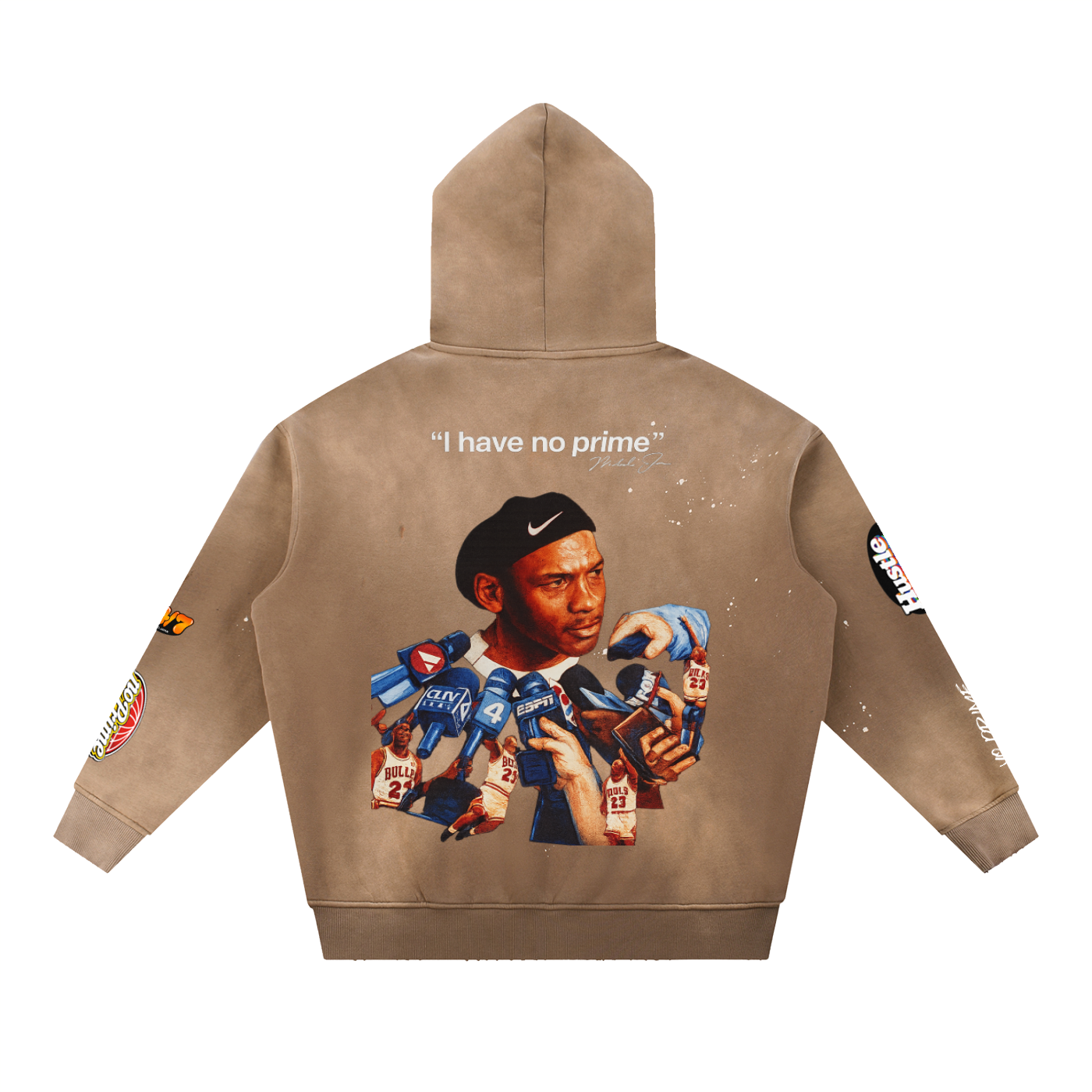 "No Prime" Washed Hoodie