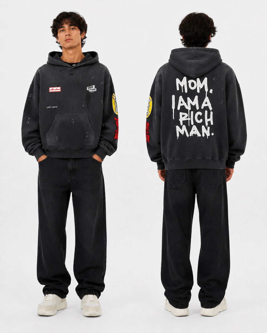 Sudadera vintage "Mira Mamá"