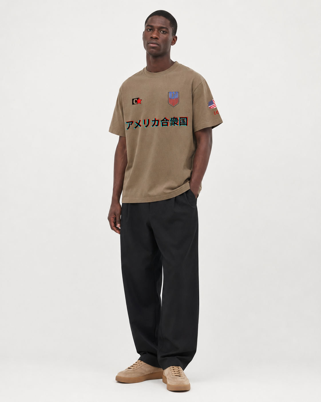 "USA" Away Heavyweight T-Shirt