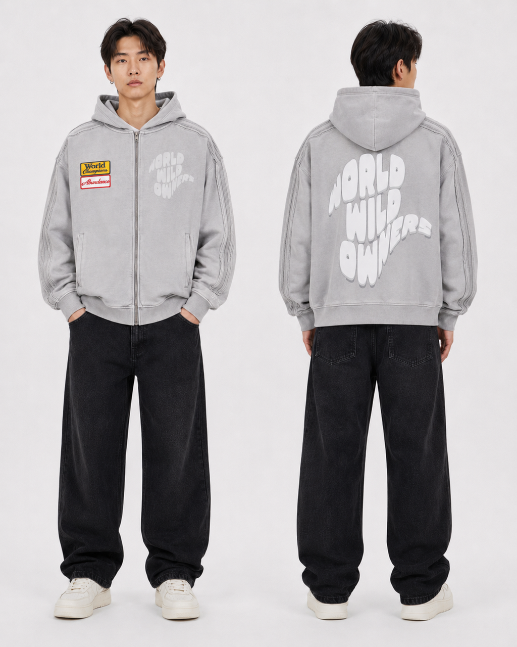 "World Wild Owners" Zip Hoodie