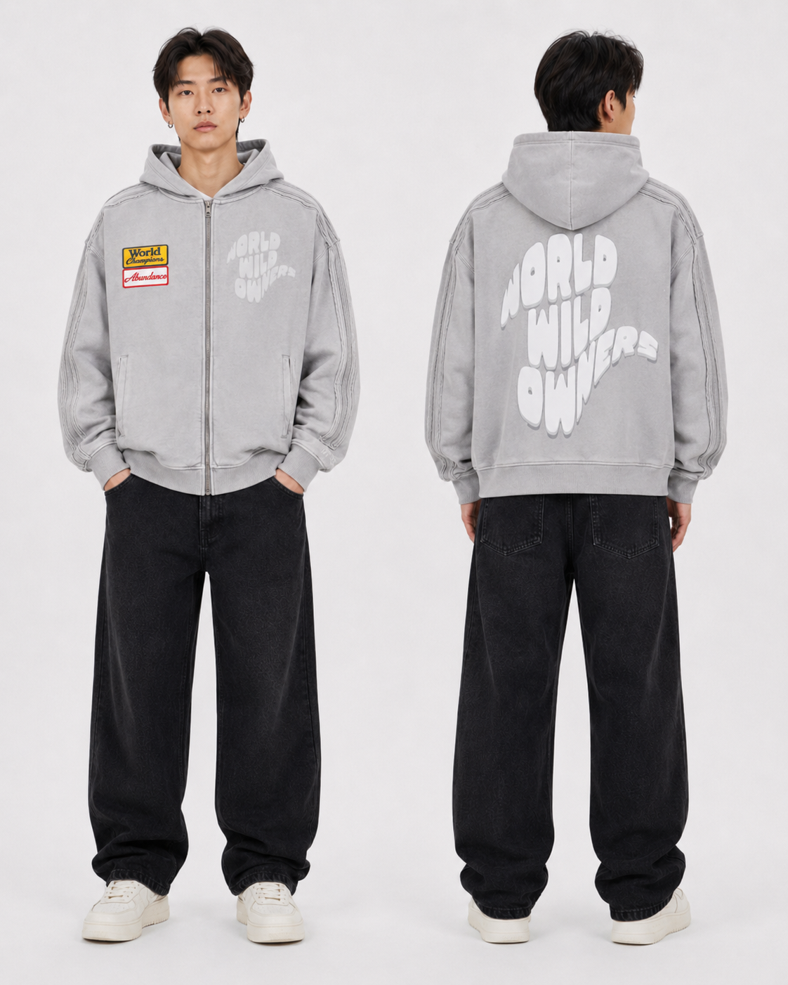 "World Wild Owners" Zip Hoodie