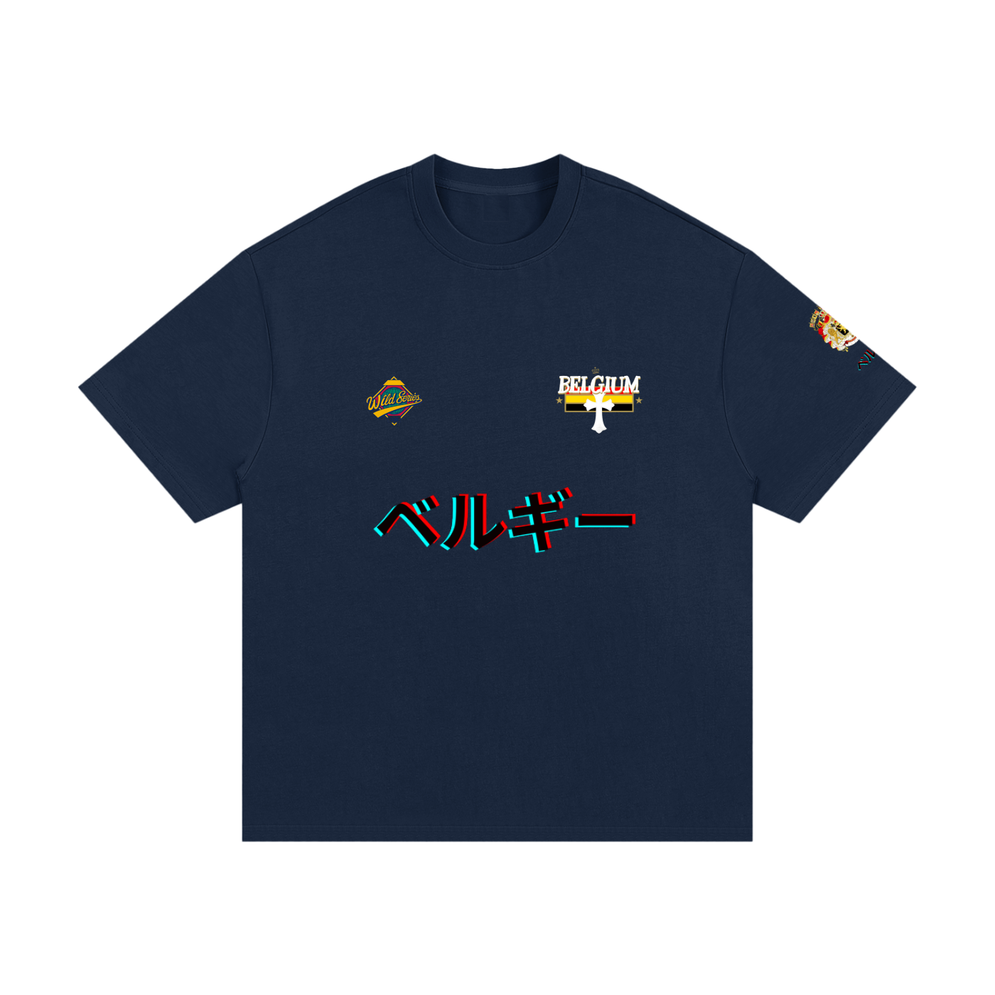 Camiseta pesada "Bélgica" 