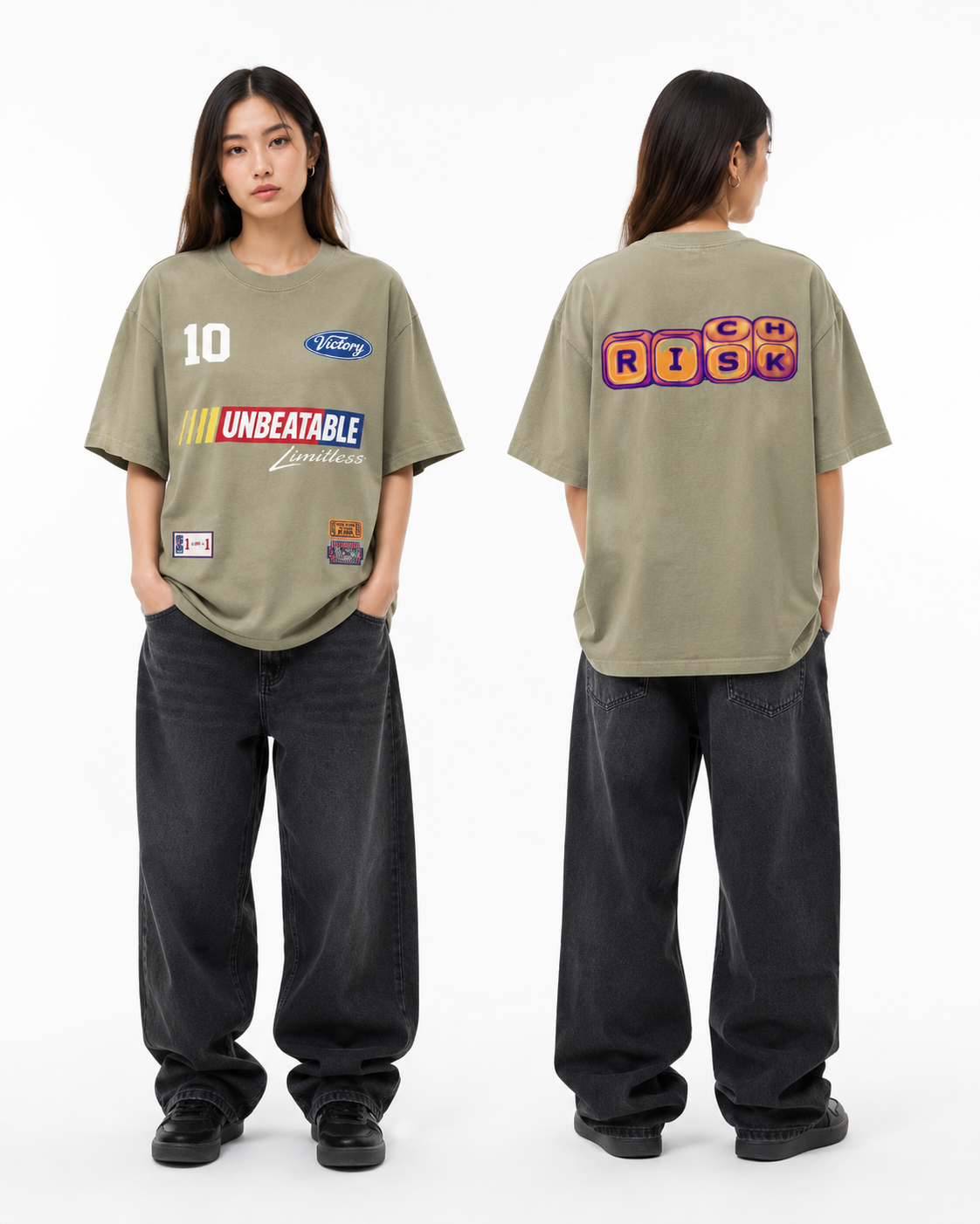 "Number 10" Vintage Washed T-Shirt