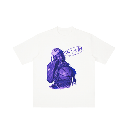 Camiseta de peso pesado "3-Peat" 