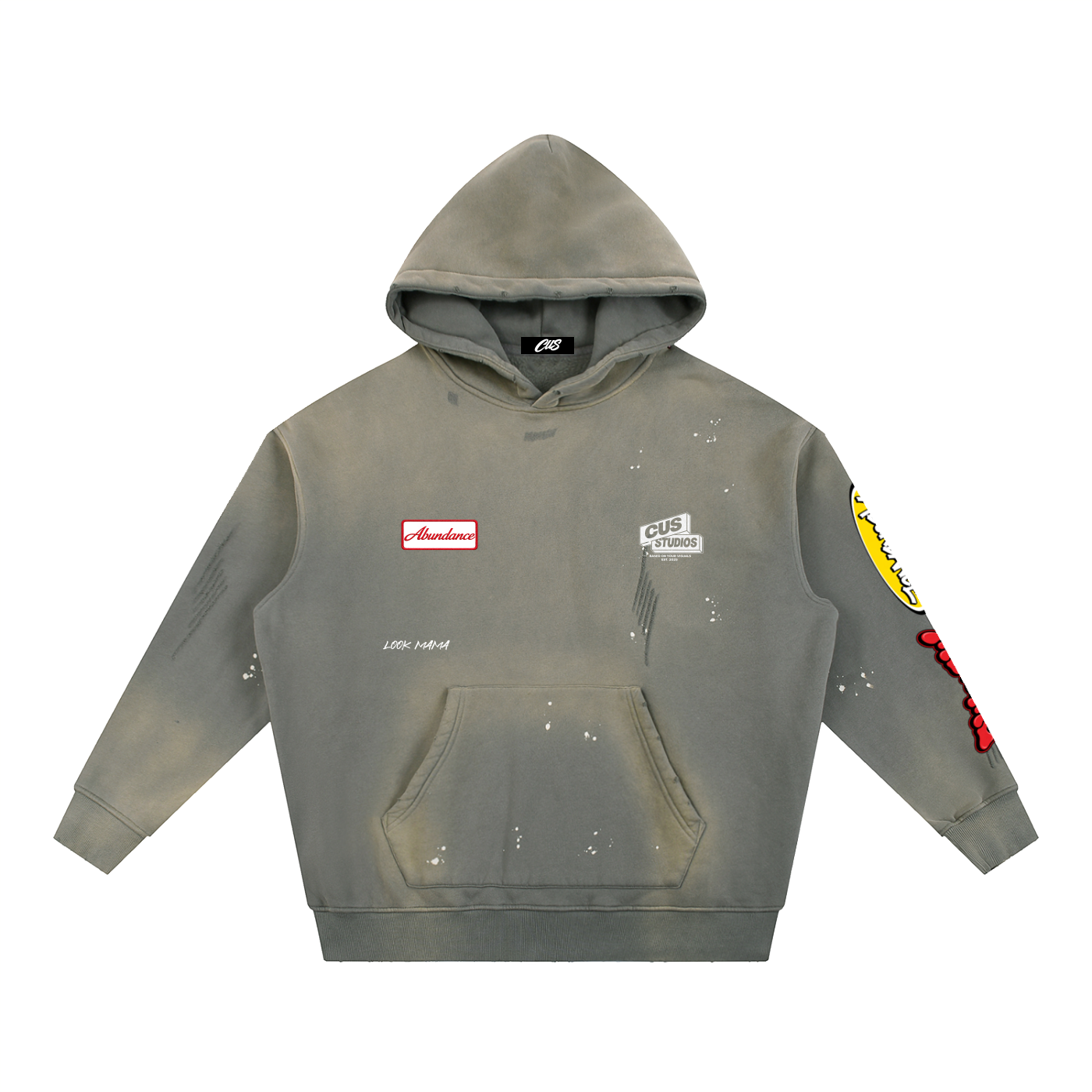 "Look Mom" Vintage Hoodie