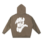 Sudadera con capucha y cremallera "World Wild Owners"