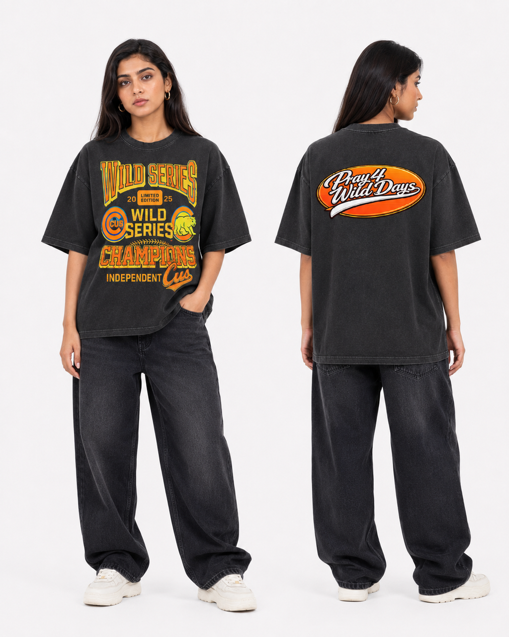 "Wild Series" Vintage Washed T-Shirt