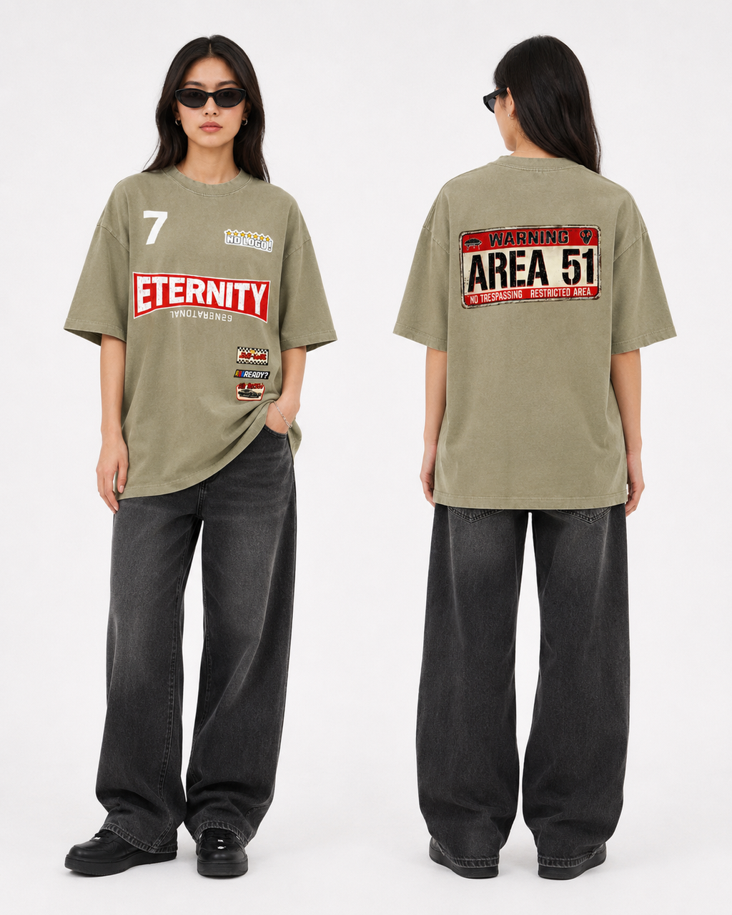 "Number 7" Vintage Washed T-Shirt