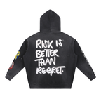 "No Risk, No Glory" Vintage Hoodie