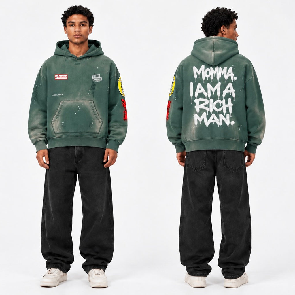 "Look Momma" Vintage Hoodie