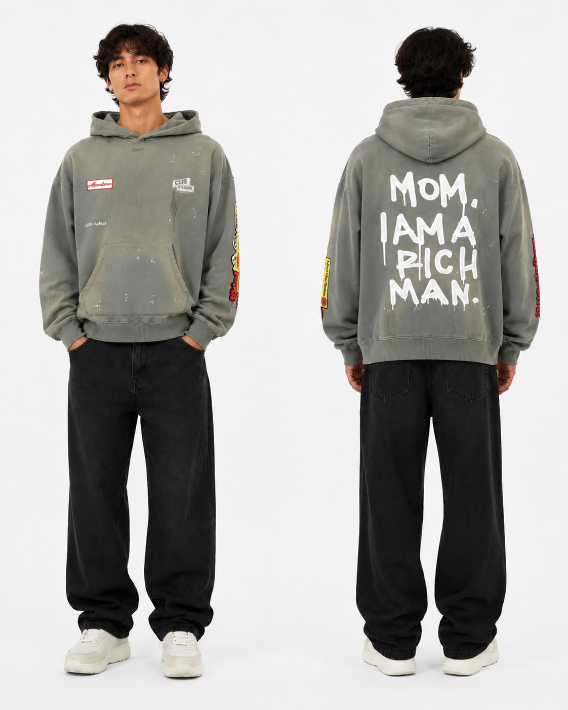 Sudadera vintage "Mira Mamá"