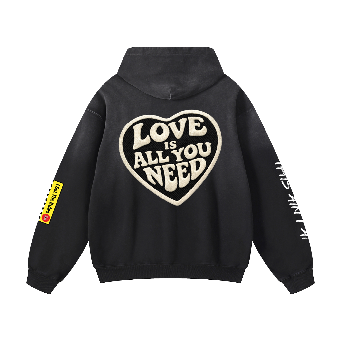 Sudadera con capucha extragrande "Esto no es IA"