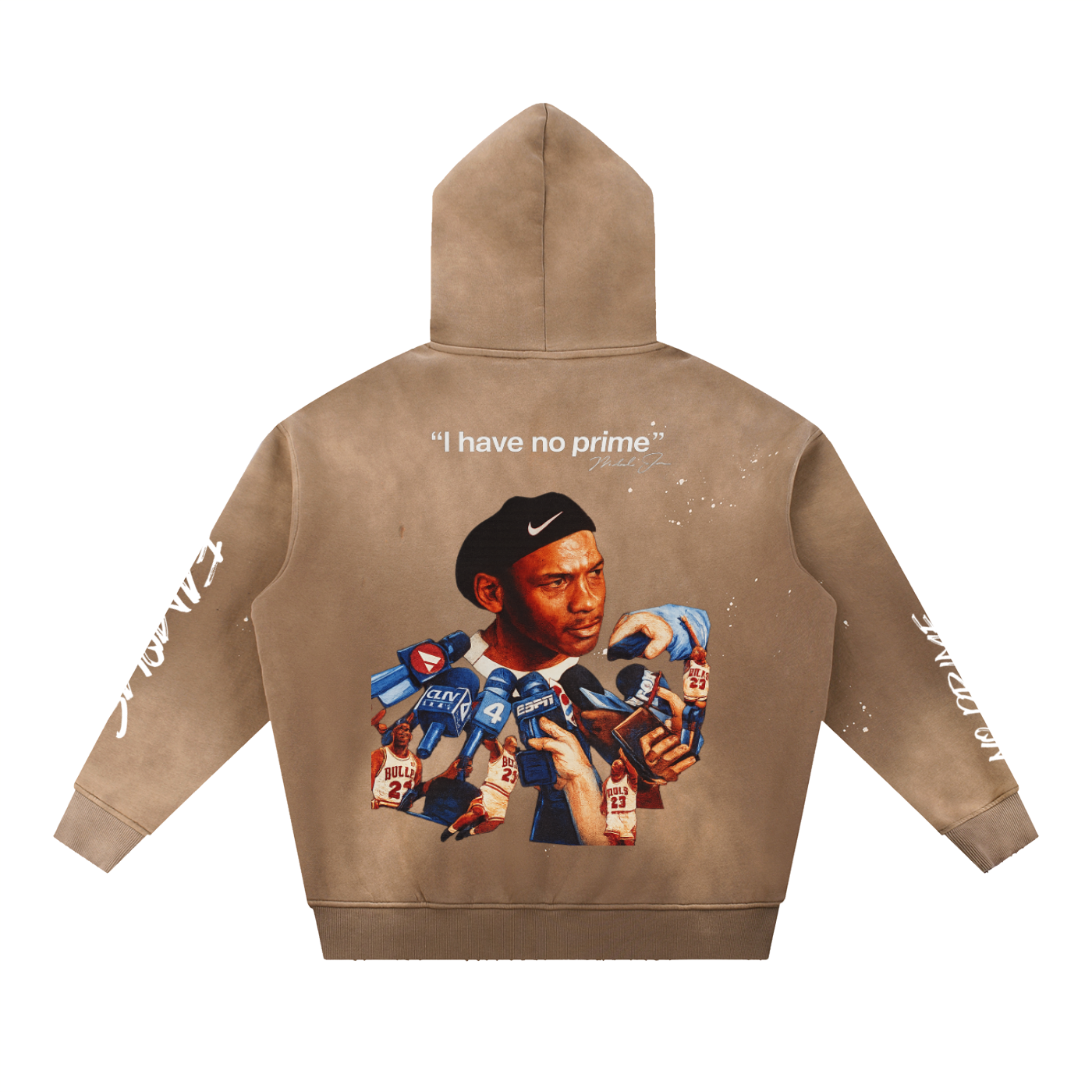 "No Prime" Washed Hoodie