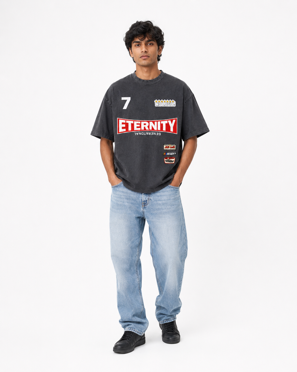 "Number 7" Vintage Washed T-Shirt