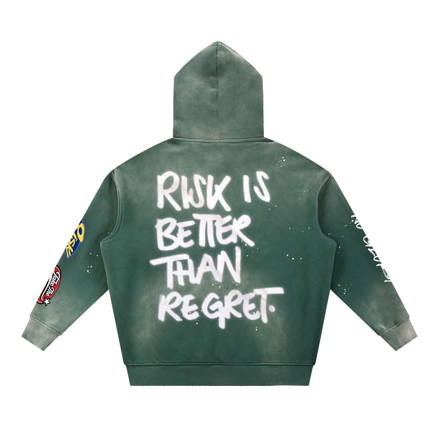 "No Risk, No Glory" Vintage Hoodie