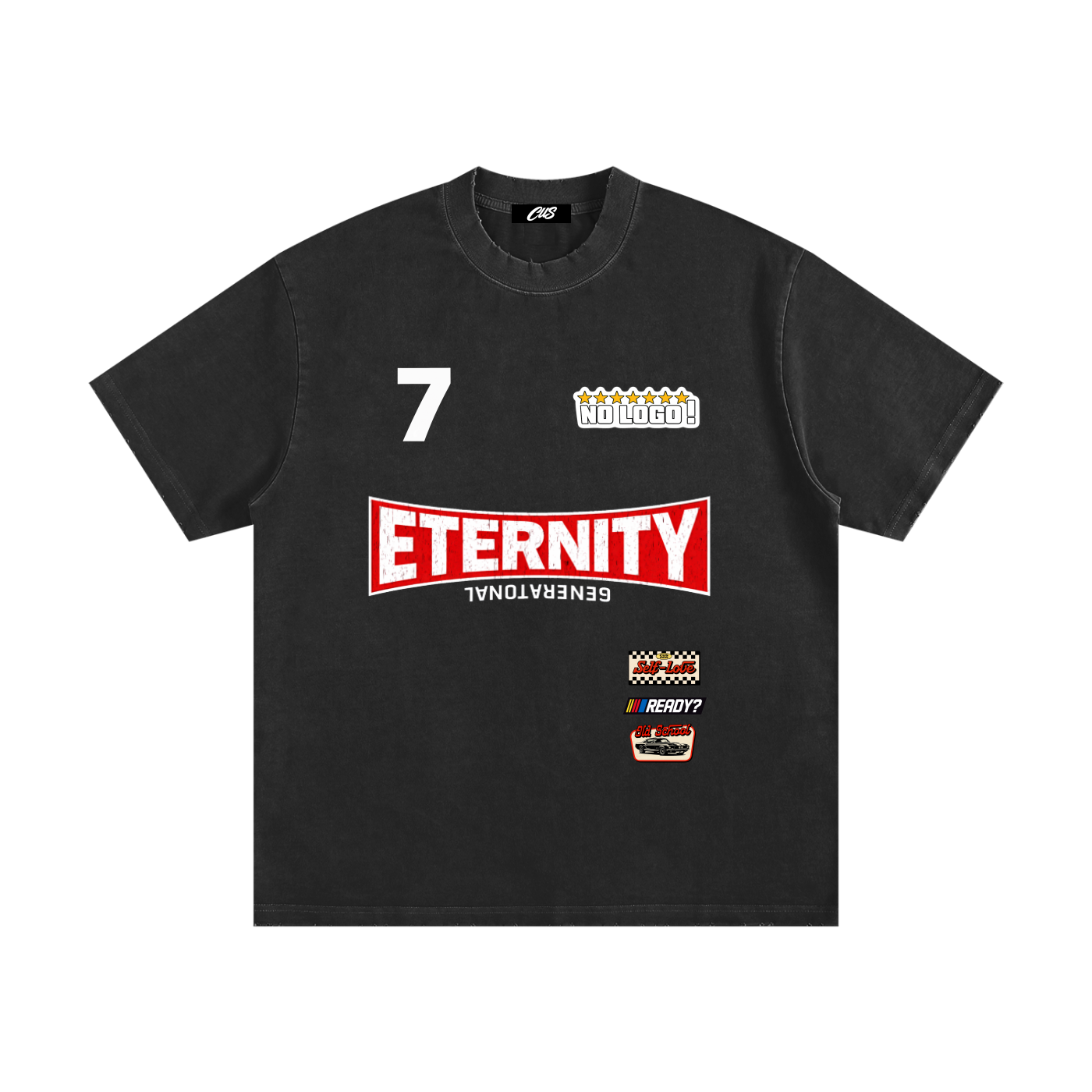 "Number 7" Vintage Washed T-Shirt