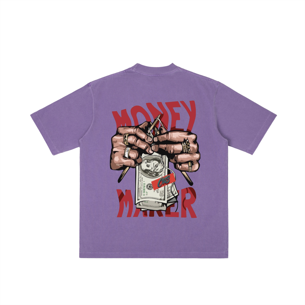 Camiseta de peso pesado "777"