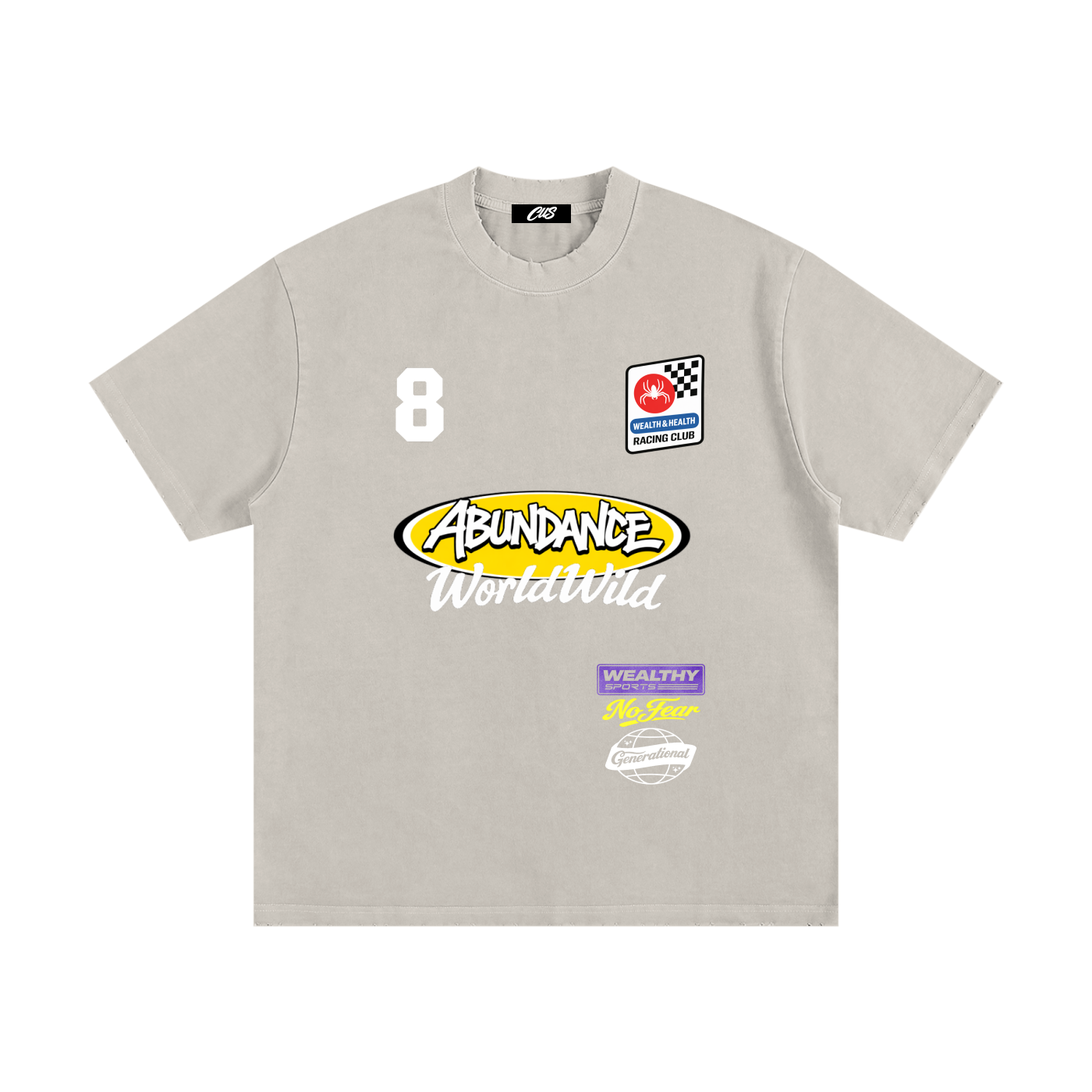 "Number 8" Vintage Washed T-Shirt