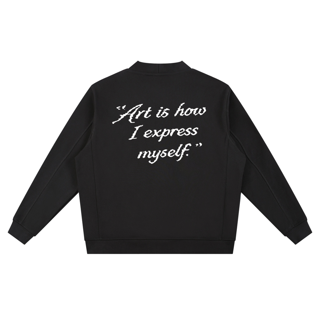 "Art" Sweat Cardigan