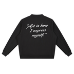 "Art" Sweat Cardigan