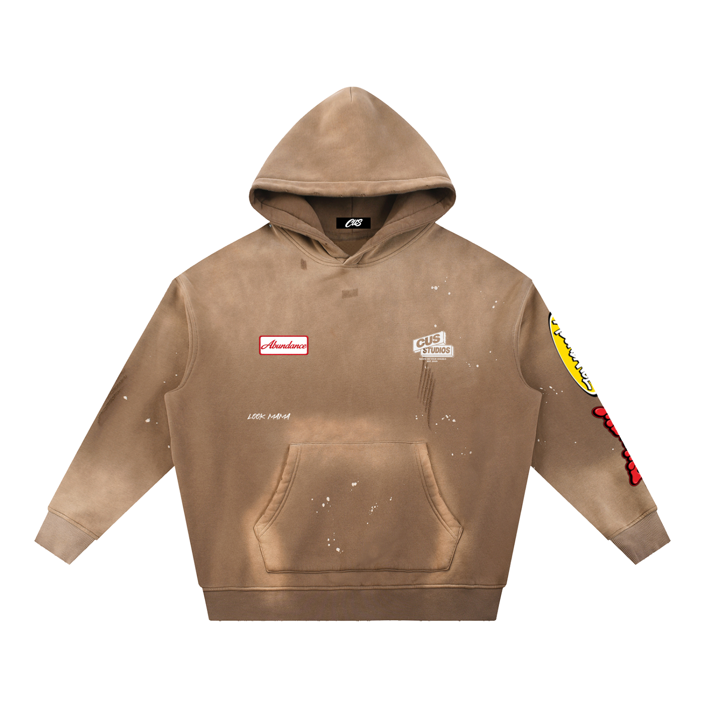 "Look Mom" Vintage Hoodie