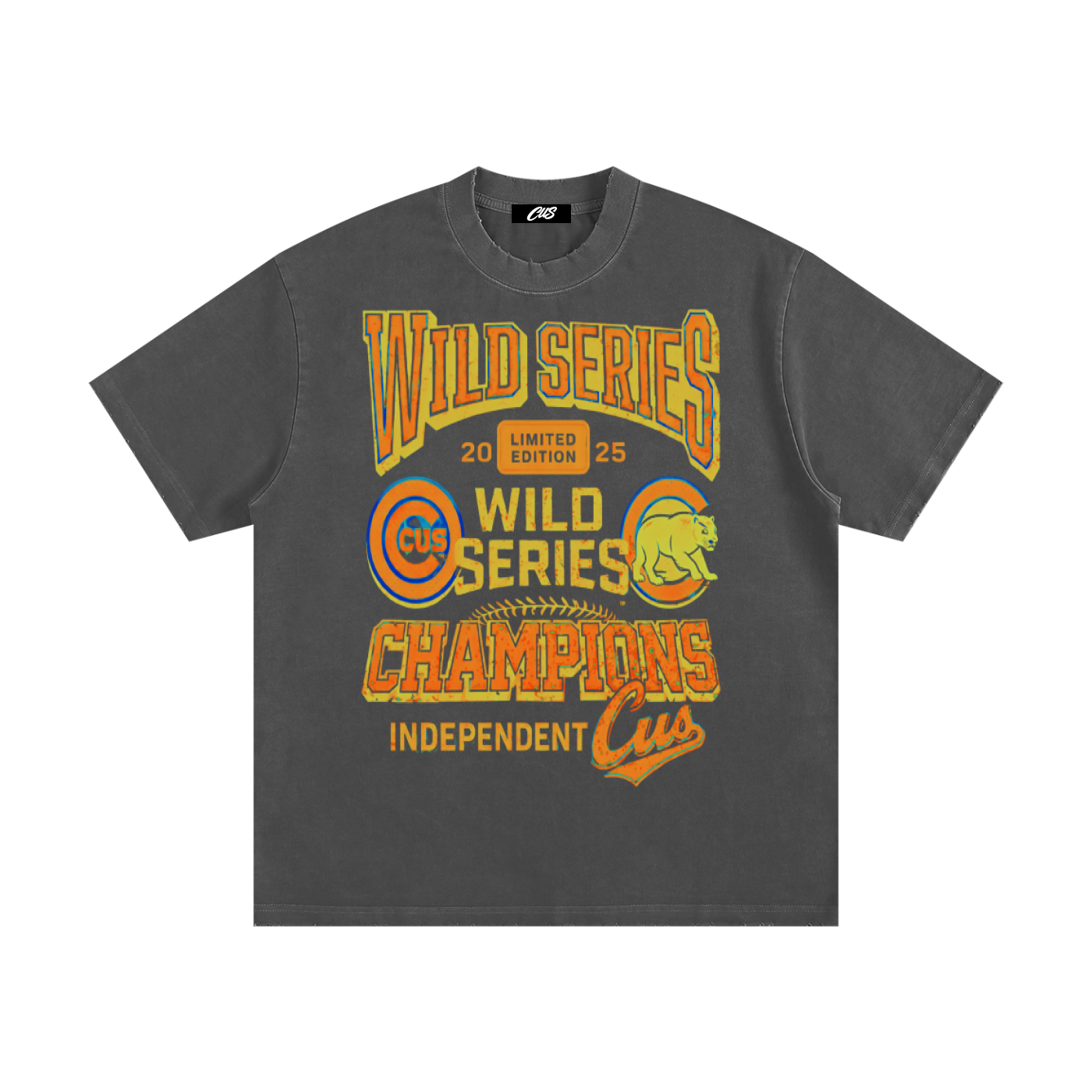 "Wild Series" Vintage Washed T-Shirt