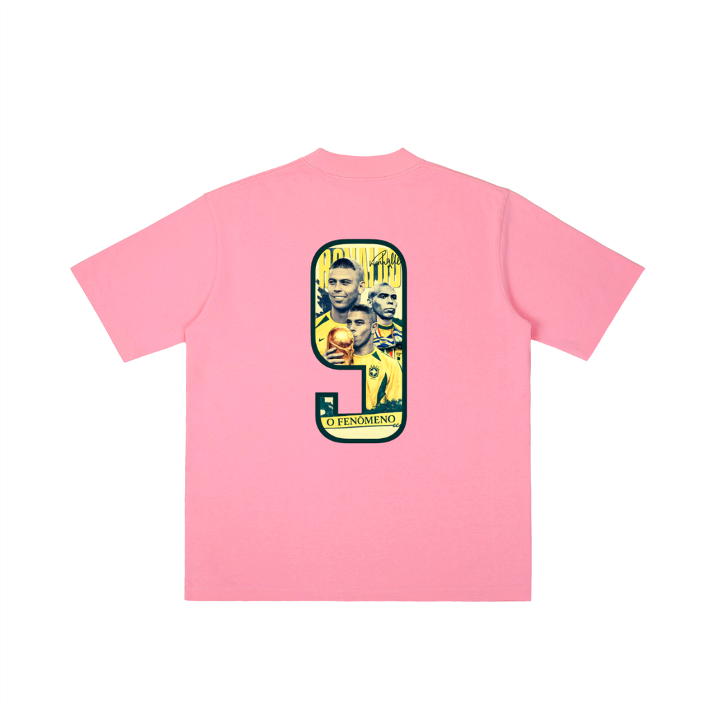 Camiseta Lavado Vintage "Ronaldo Fenómeno"