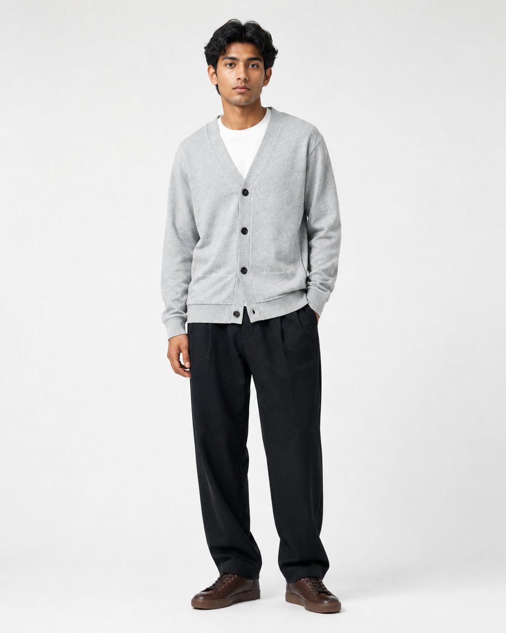 "Art" Sweat Cardigan