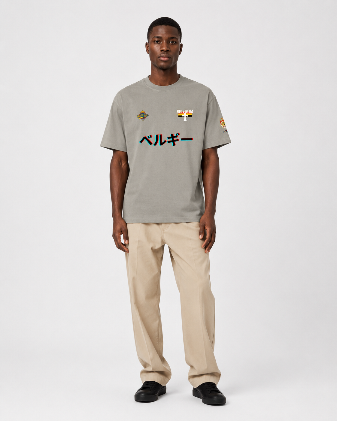 Camiseta pesada "Bélgica" 