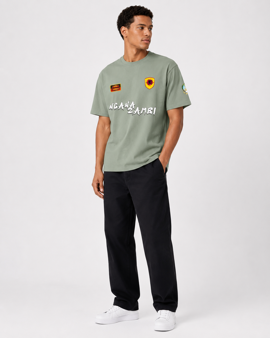 Camiseta de peso pesado "Angola" 