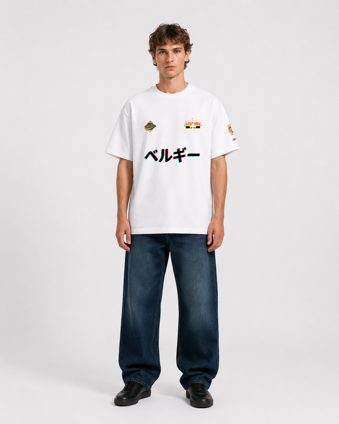 Camiseta pesada "Bélgica" 