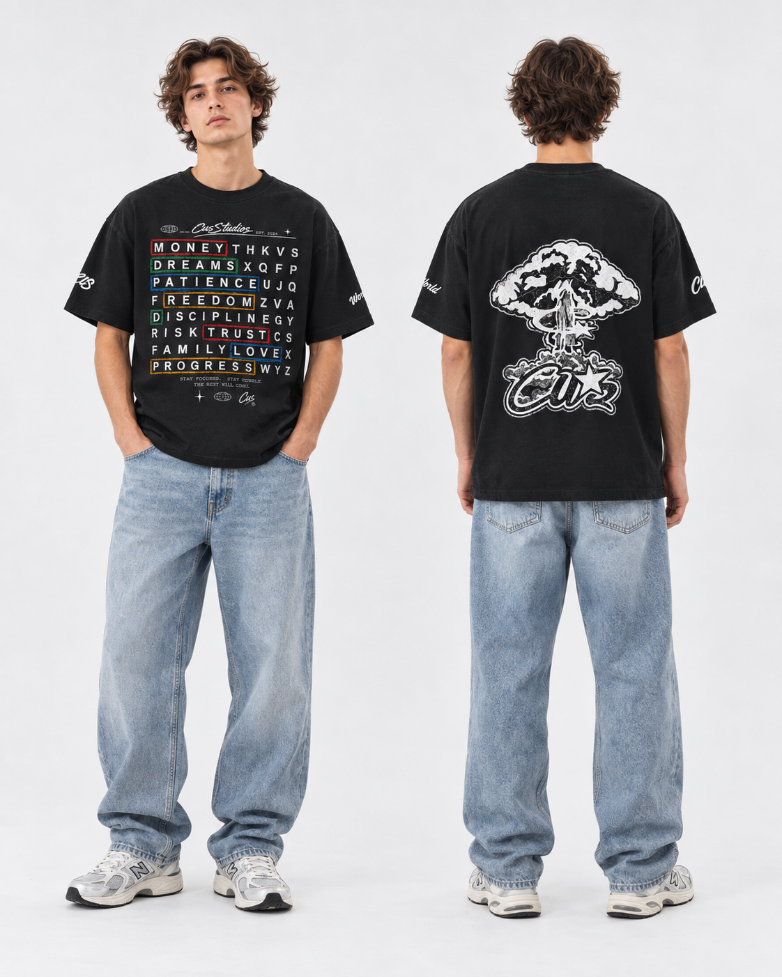 "The Code" Dark Tee