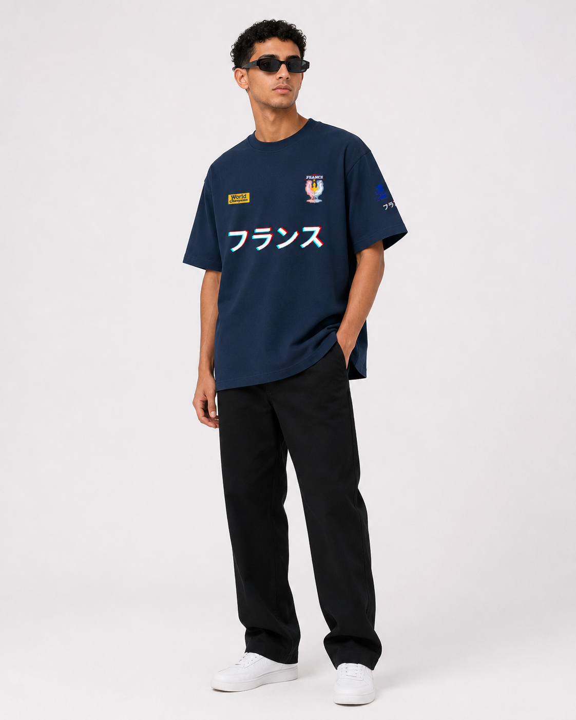 Camiseta pesada "Francia" 