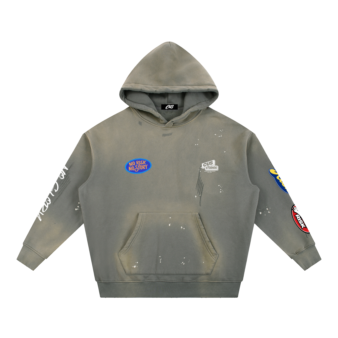 "No Risk, No Glory" Vintage Hoodie