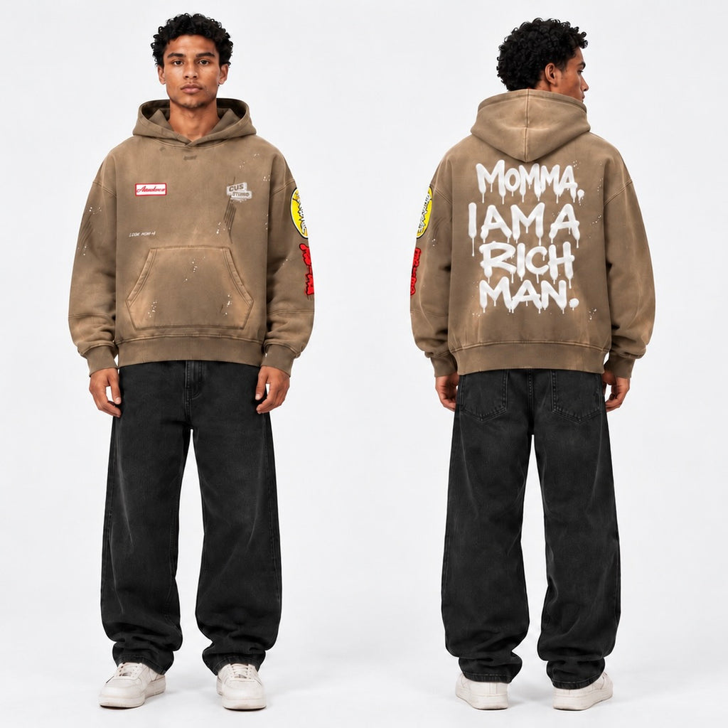 "Look Momma" Vintage Hoodie