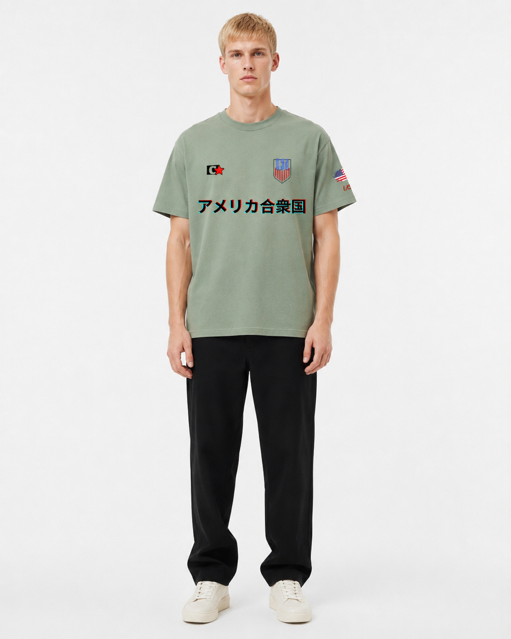 "USA" Away Heavyweight T-Shirt